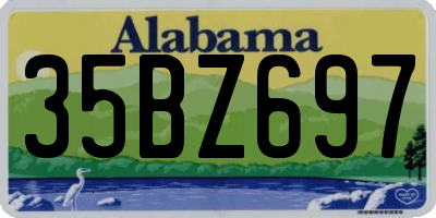 AL license plate 35BZ697