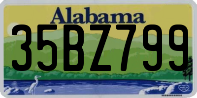 AL license plate 35BZ799