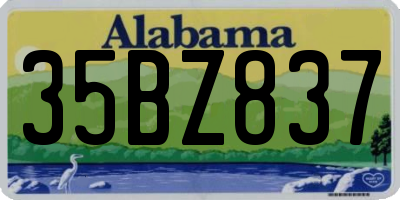 AL license plate 35BZ837