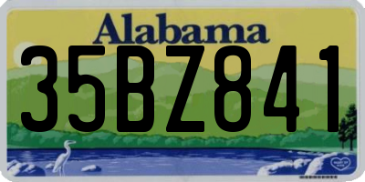 AL license plate 35BZ841