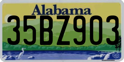 AL license plate 35BZ903