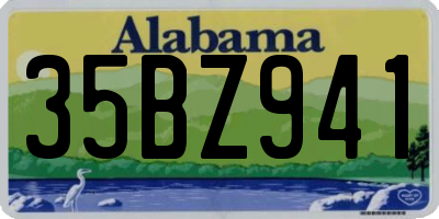 AL license plate 35BZ941