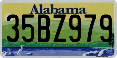AL license plate 35BZ979