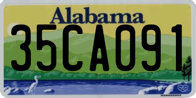 AL license plate 35CA091