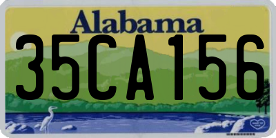 AL license plate 35CA156
