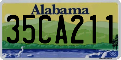 AL license plate 35CA211