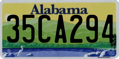 AL license plate 35CA294