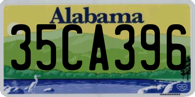 AL license plate 35CA396