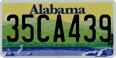 AL license plate 35CA439