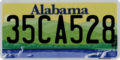 AL license plate 35CA528