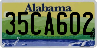 AL license plate 35CA602