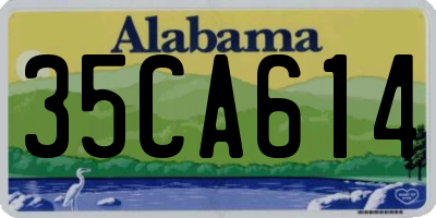 AL license plate 35CA614