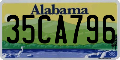 AL license plate 35CA796
