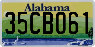 AL license plate 35CB061