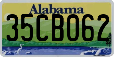 AL license plate 35CB062