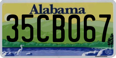 AL license plate 35CB067