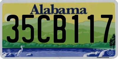 AL license plate 35CB117