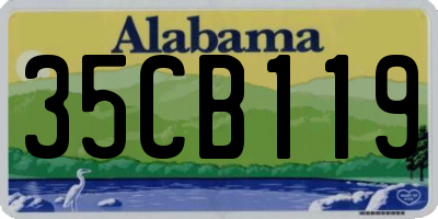 AL license plate 35CB119