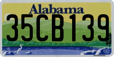 AL license plate 35CB139