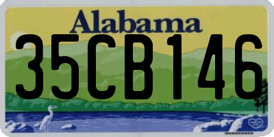 AL license plate 35CB146