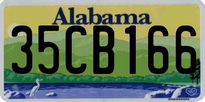 AL license plate 35CB166