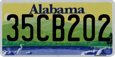 AL license plate 35CB202