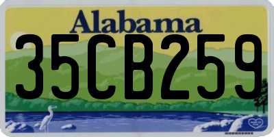 AL license plate 35CB259