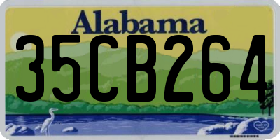 AL license plate 35CB264