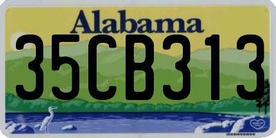 AL license plate 35CB313