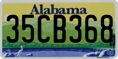 AL license plate 35CB368