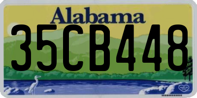 AL license plate 35CB448