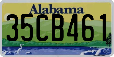 AL license plate 35CB461