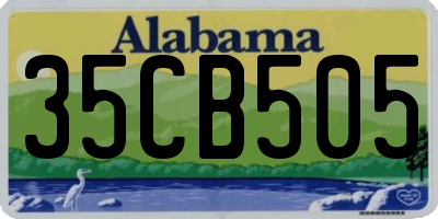 AL license plate 35CB505
