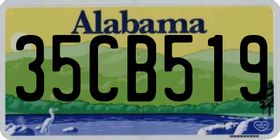 AL license plate 35CB519