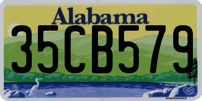 AL license plate 35CB579