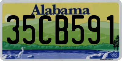 AL license plate 35CB591