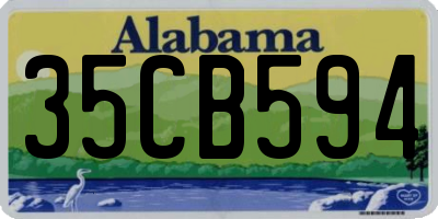 AL license plate 35CB594