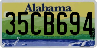 AL license plate 35CB694