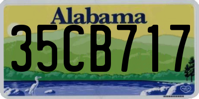 AL license plate 35CB717