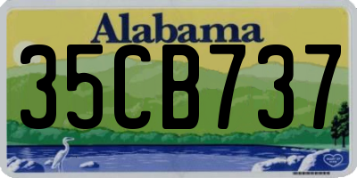 AL license plate 35CB737