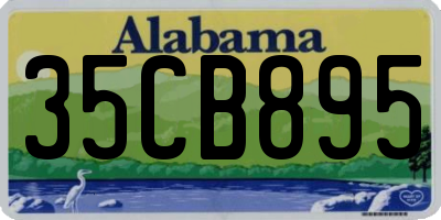 AL license plate 35CB895