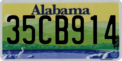 AL license plate 35CB914