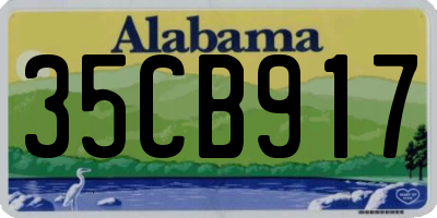 AL license plate 35CB917