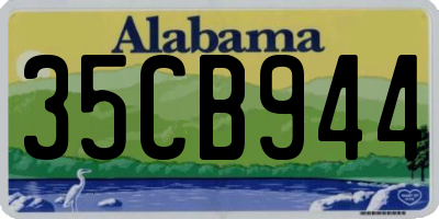 AL license plate 35CB944