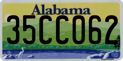 AL license plate 35CC062