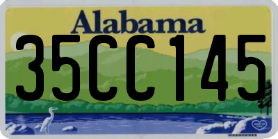 AL license plate 35CC145