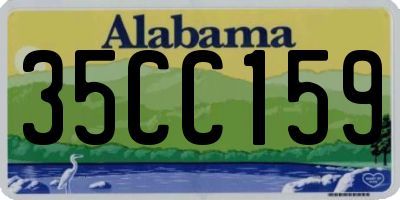 AL license plate 35CC159