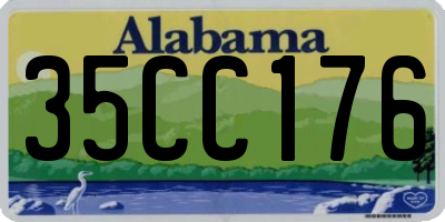 AL license plate 35CC176