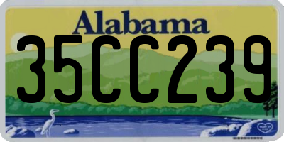 AL license plate 35CC239