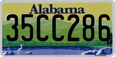 AL license plate 35CC286